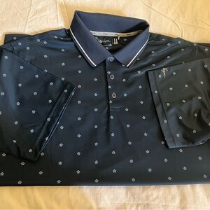 Walter Hagen Perfect 11 Turtle Print Performance golf polo- Men’s XL